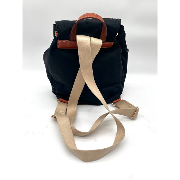 DOONEY & BOURKE Navy Blue Nylon Backpack, Leather Tassels main image 10